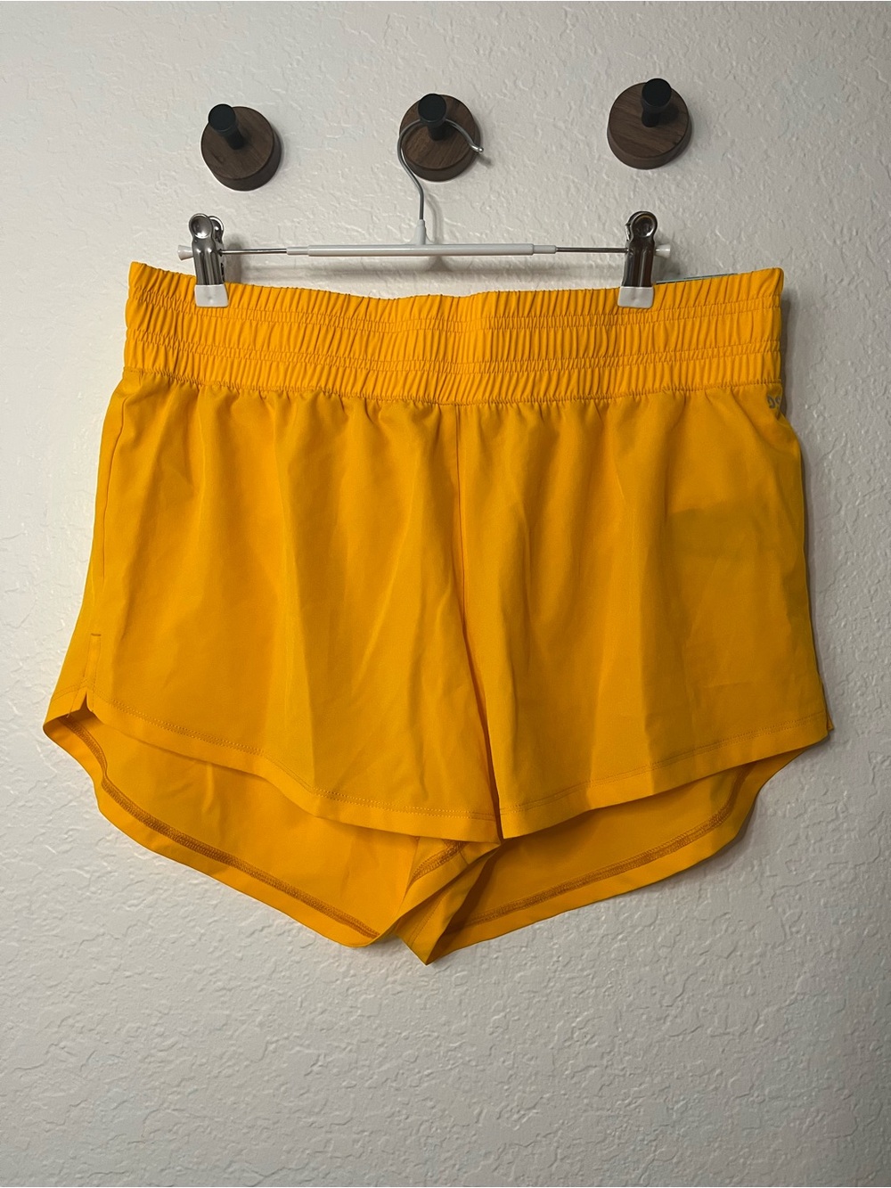 DSG Stride High Rise Bright Yellow Athletic Running Shorts